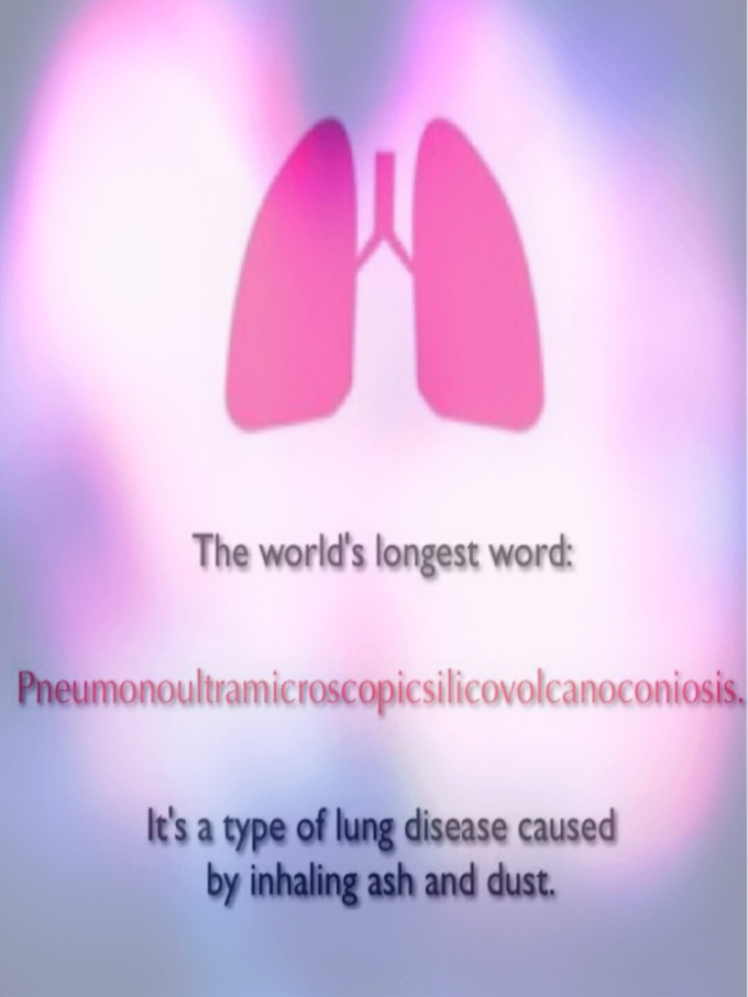 Pneumonoultramicroscopicsilicovolcanoconiosis