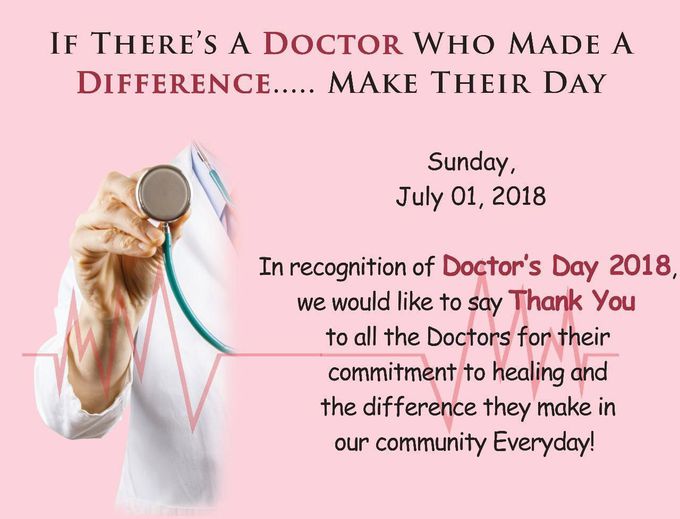 Happy doctors day
