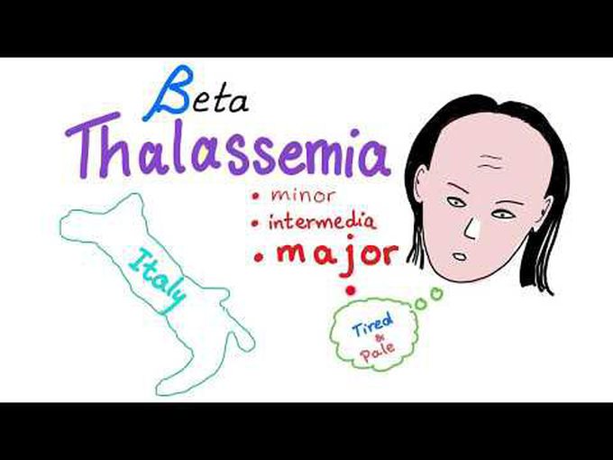 Pathology of Beta Thalassemia with its types