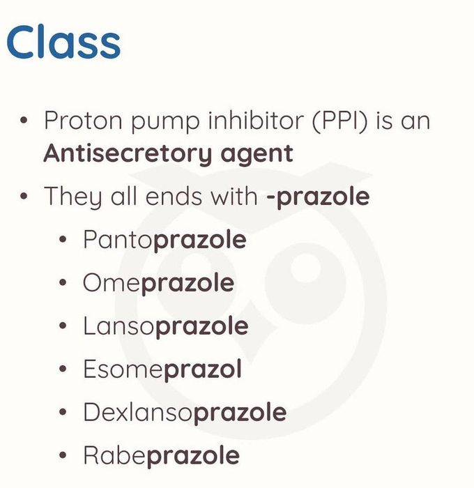 Proton Pump Inhibitors I