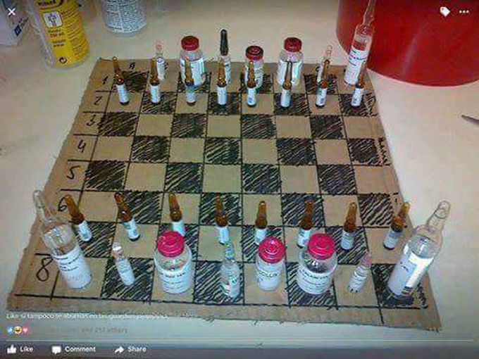 When you are a medic and you play chess