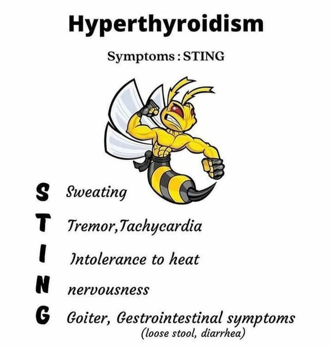 Mnemonic of hyperthyroidism