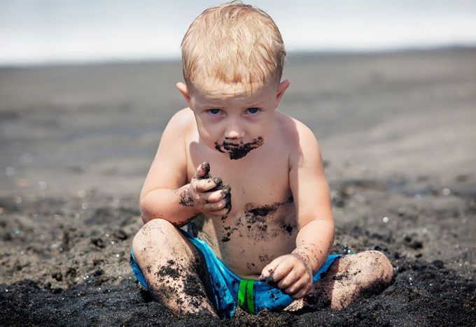 Eating Dirt!