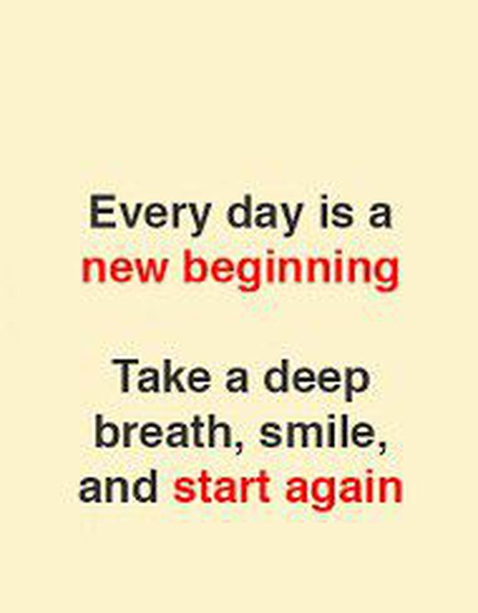 Leave the burden of negativity behind.....
