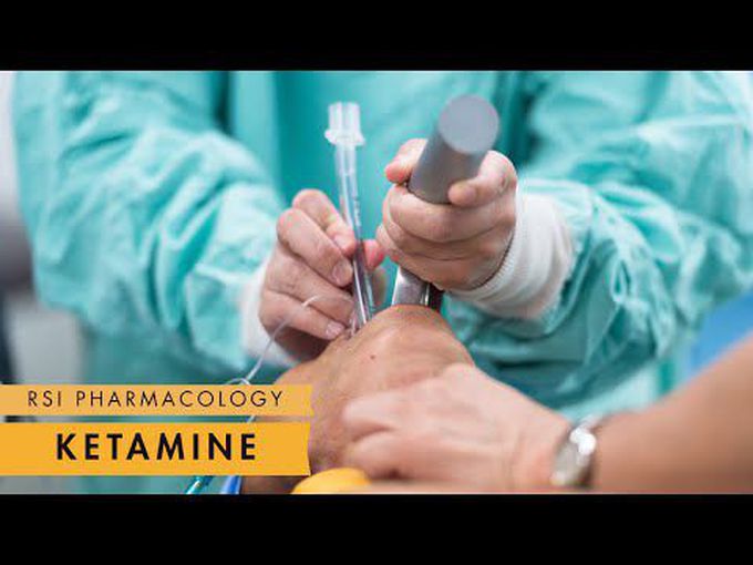 Drugs used in RSI - Ketamine