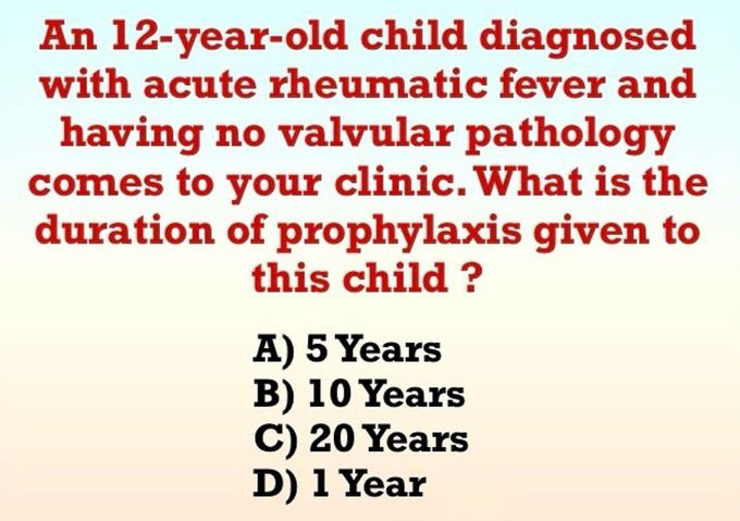 Duration of Prophylaxis