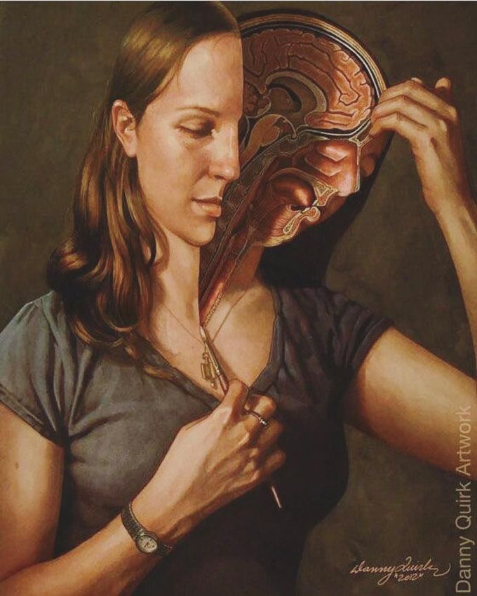 Anatomy mixed with art