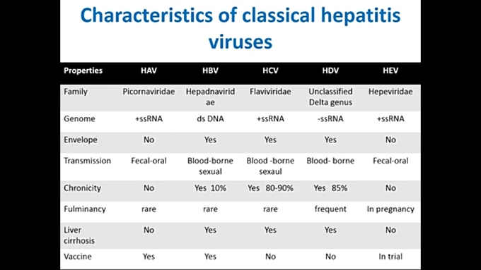 Viral hepatitis