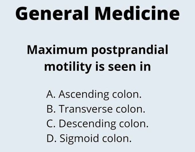 Maximum Postprandial Motility