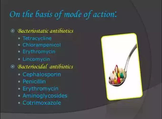 Bacterostatic & cidal antibiotics