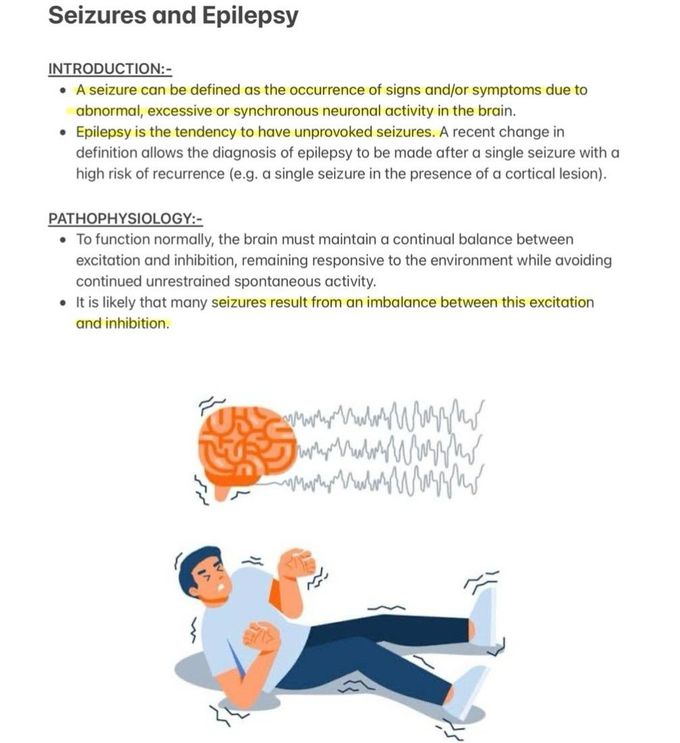 Seizures and Epilepsy I