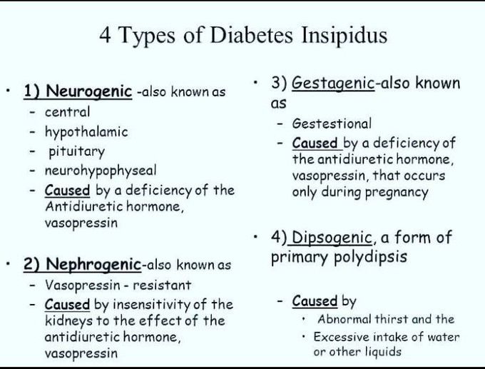 Diabetes insipidus