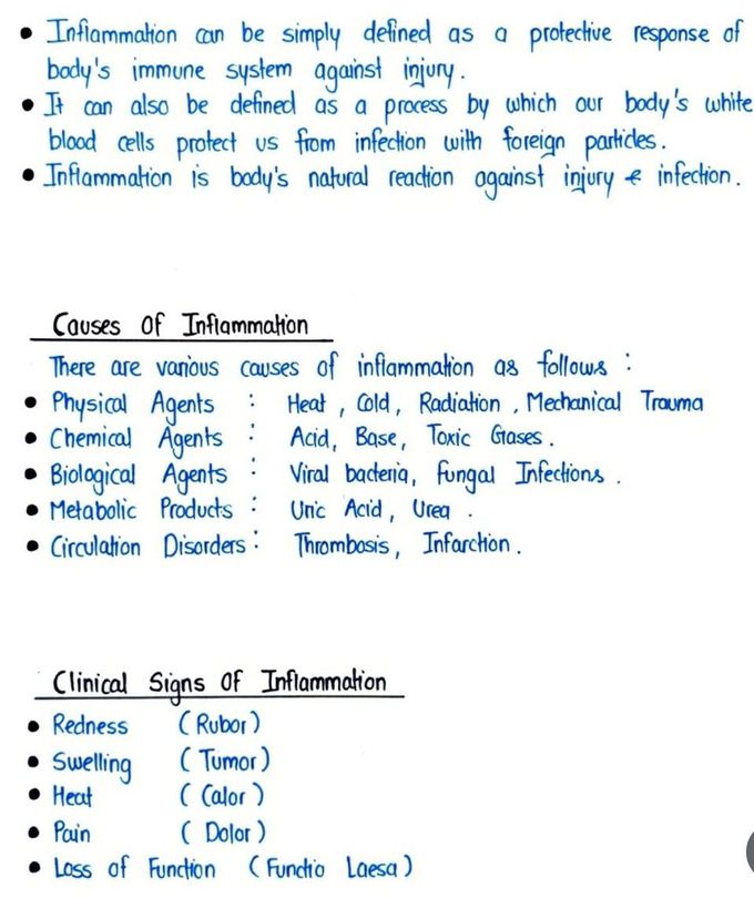 Inflammation I