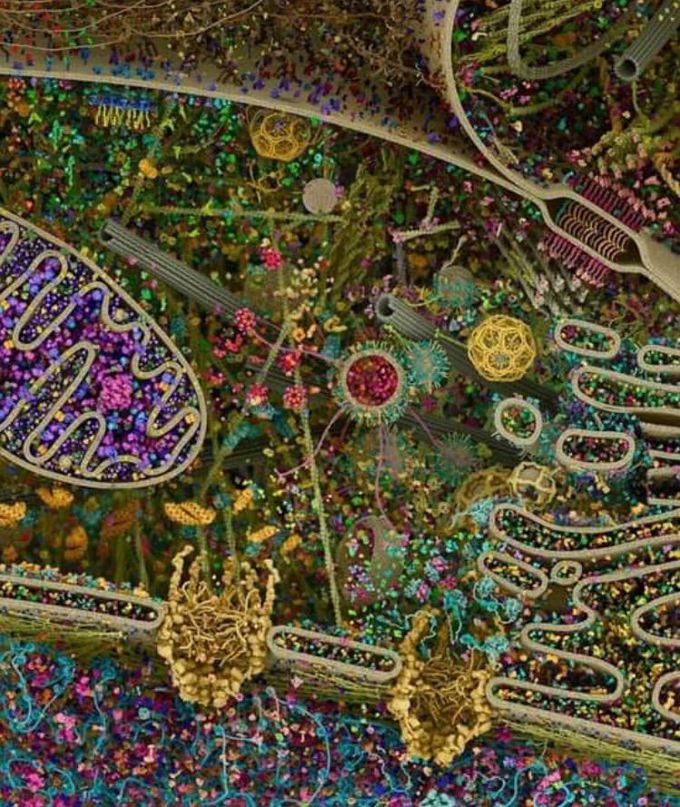 Cytoplasm under fluorocin’s affection