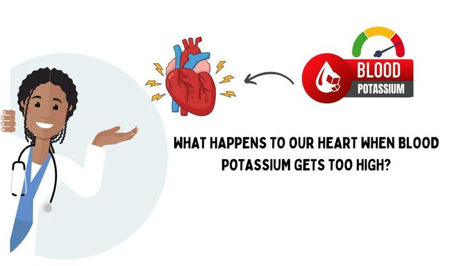 Effect of Hyperkalamia (High Blood potassium) on Heart