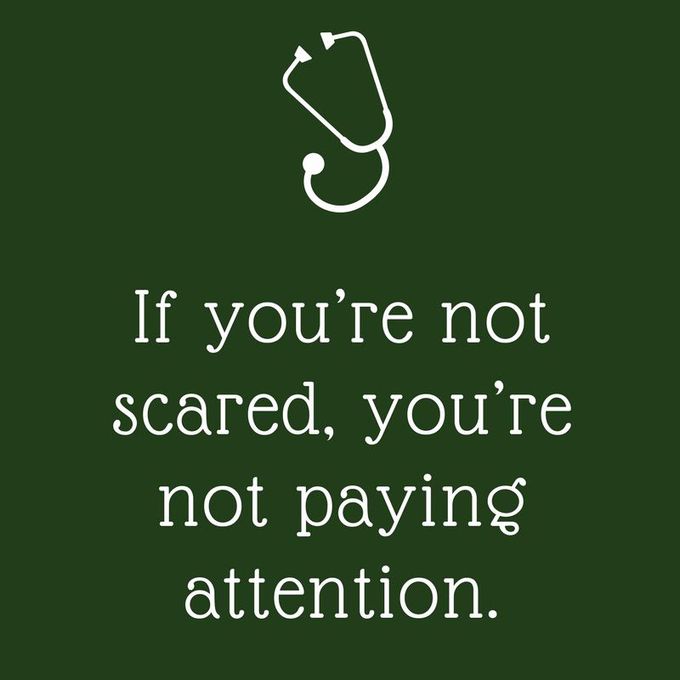 It’s normal to be scared 👌🏼