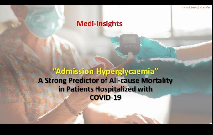 Admission hyperglycaemia in covid patients