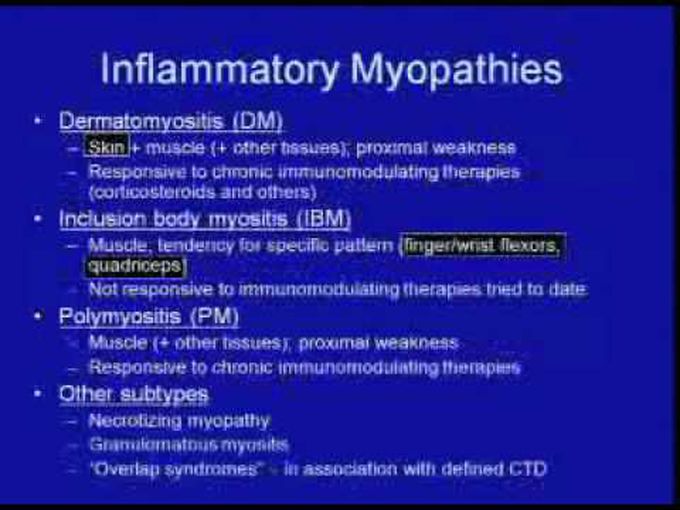 Traumatic myopathy (infectious myositis)