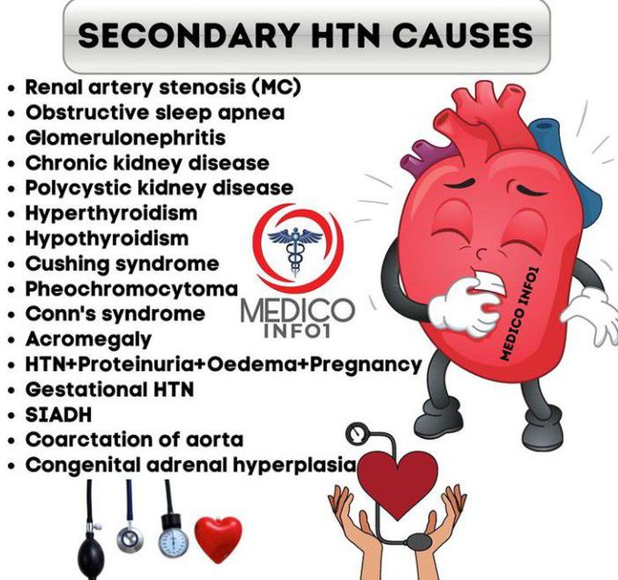 Secondary Hypertension Causes MEDizzy