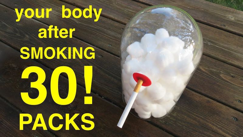 How Smoking 30 packs Wrecks Your Lungs ○ You Must See This !