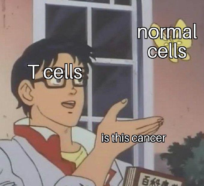 Autoimmune diseases be like