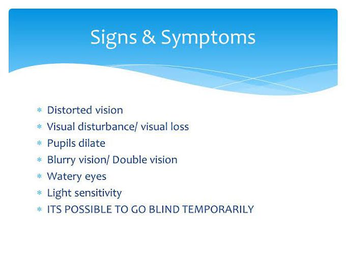 These are the signs and symptoms of Streff syndrome
