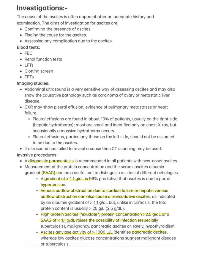 Ascites V