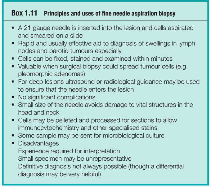 Fine needle aspiration biopsy