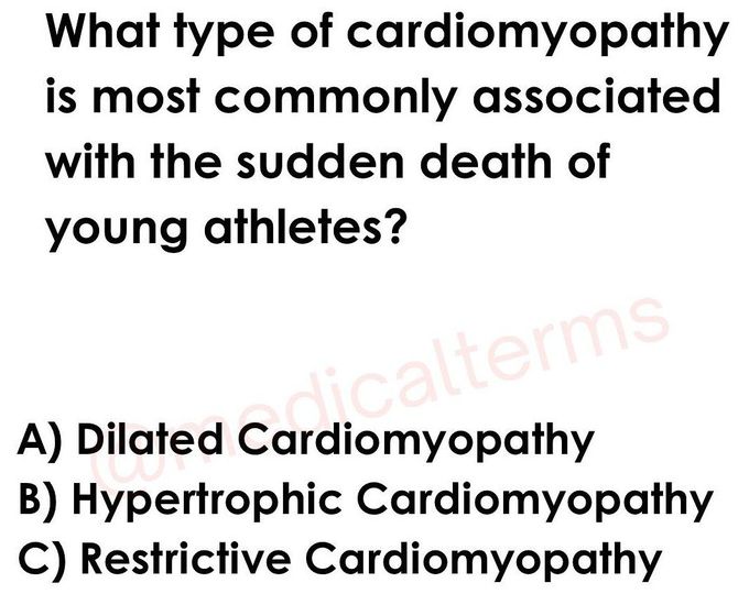 Type of Cardiomyopathy