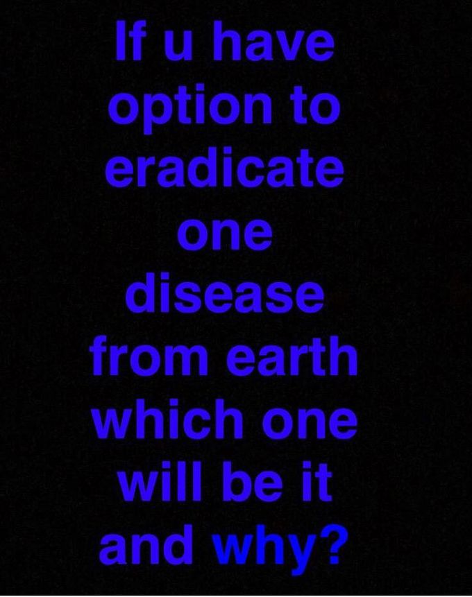 I’ll choose cancer and what about you guys ??