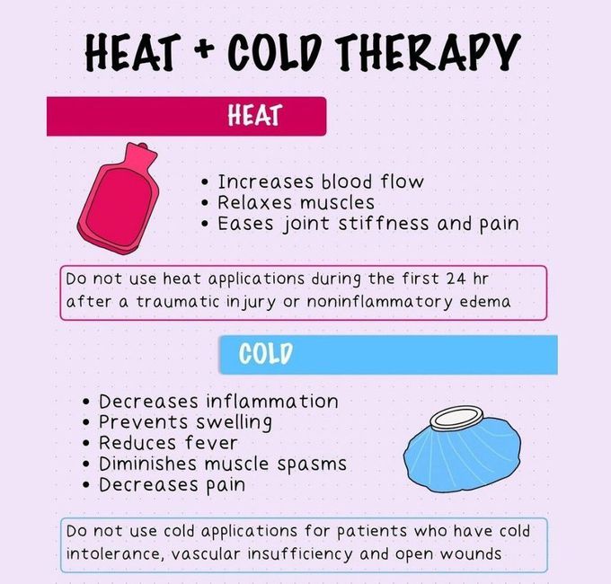 Heat plus Cold Therapy