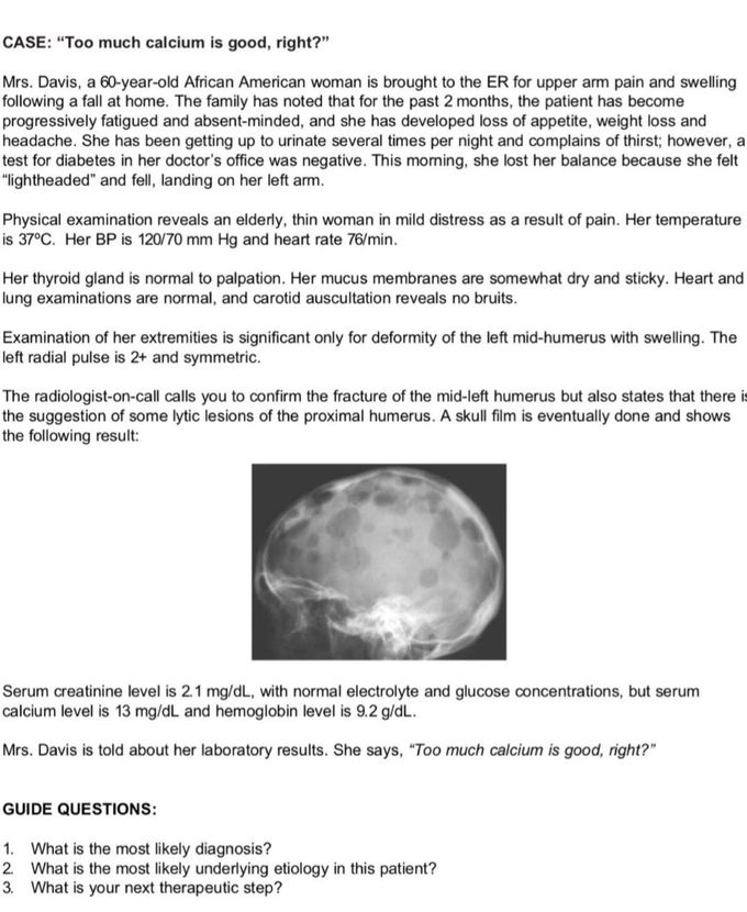 Diagnosis (hematology)