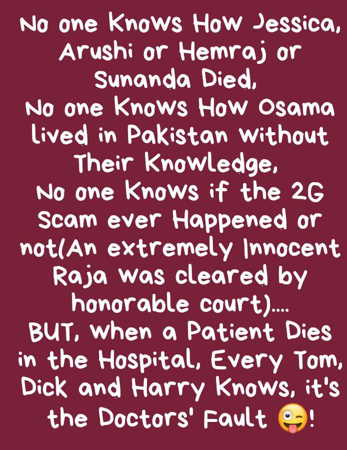 Doctor's FAULT😂