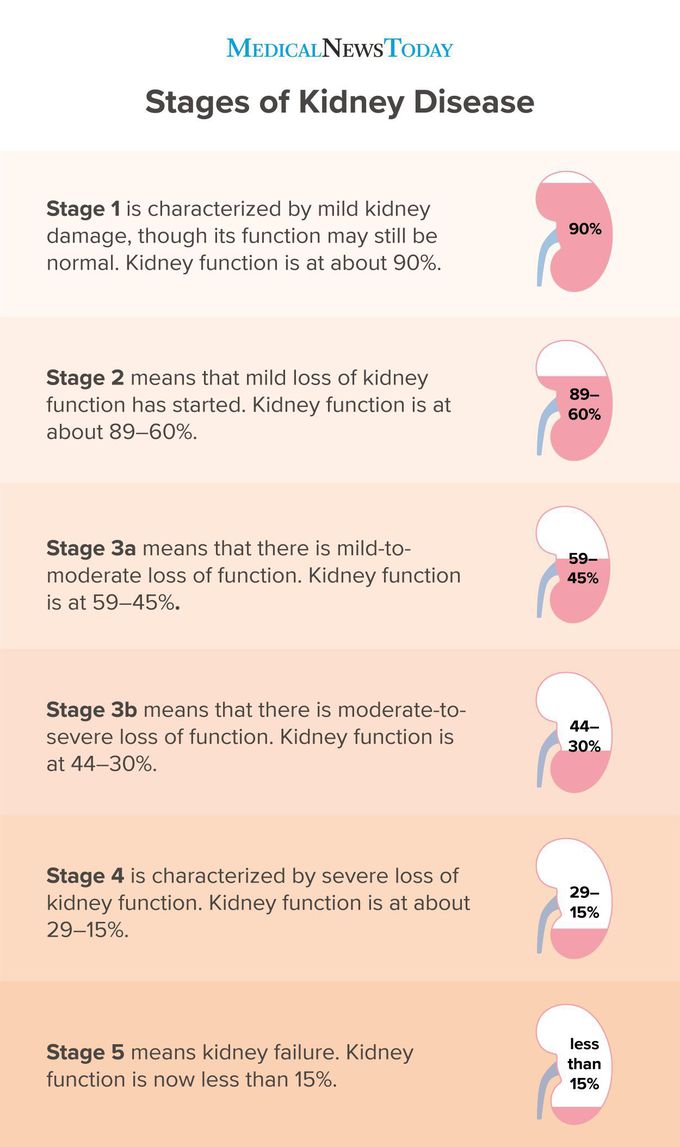 Stages of kidney diseases