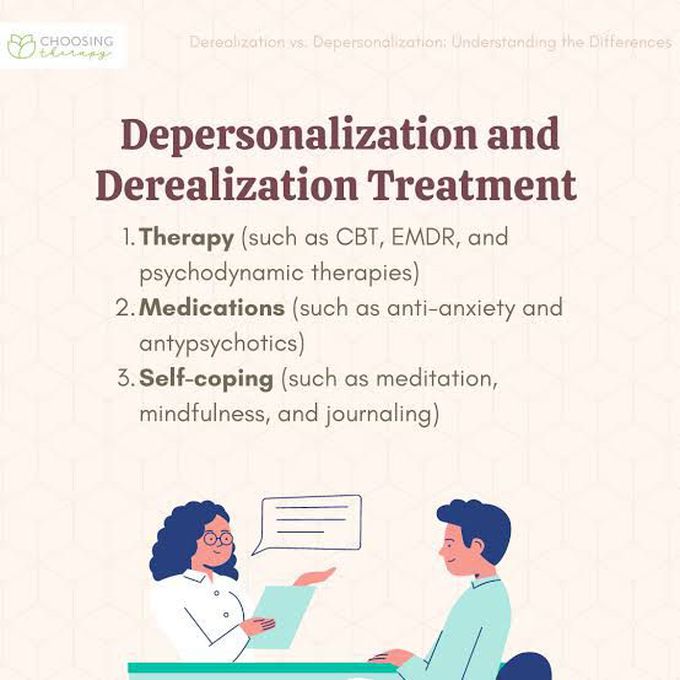 Treatment of depersonalization disorder