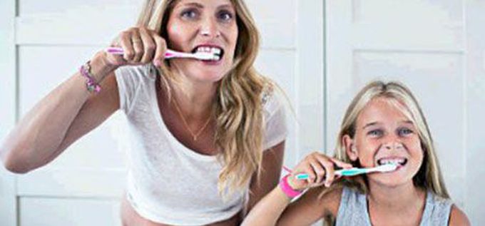 Brushing for two: Affect of oral health on baby