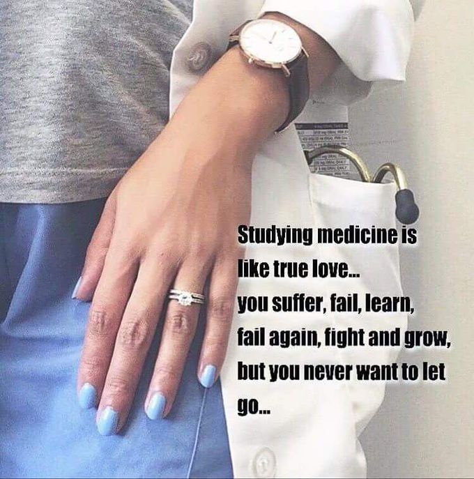 You never let go ...no matter what is going on . You fight to save lives!!!