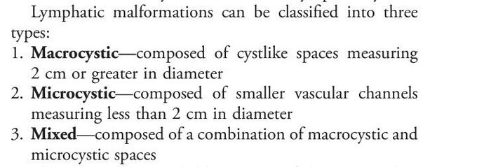 Lymphatic malformation