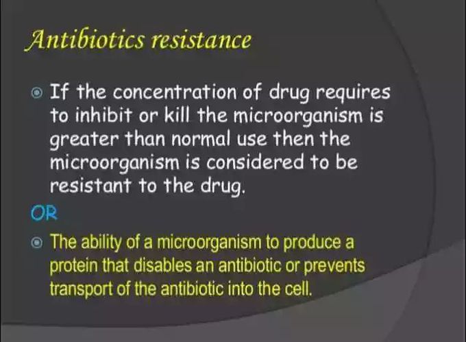 Antibiotic resistance