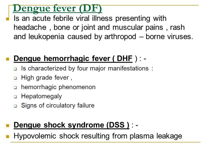 Dengue fever