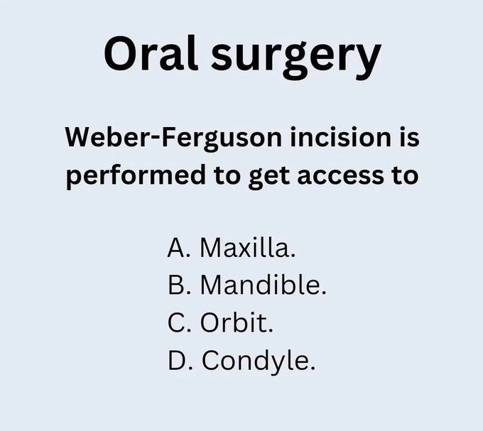 Weber Ferguson Incision