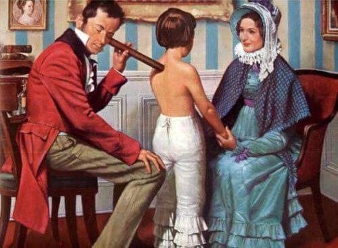 The stethoscope...