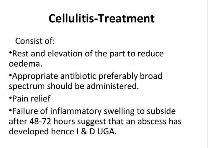 Treatment of Cellulitis