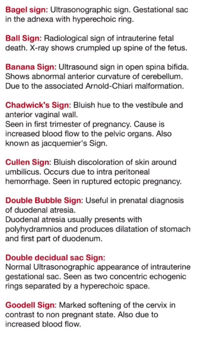 Obstetrics Sign III