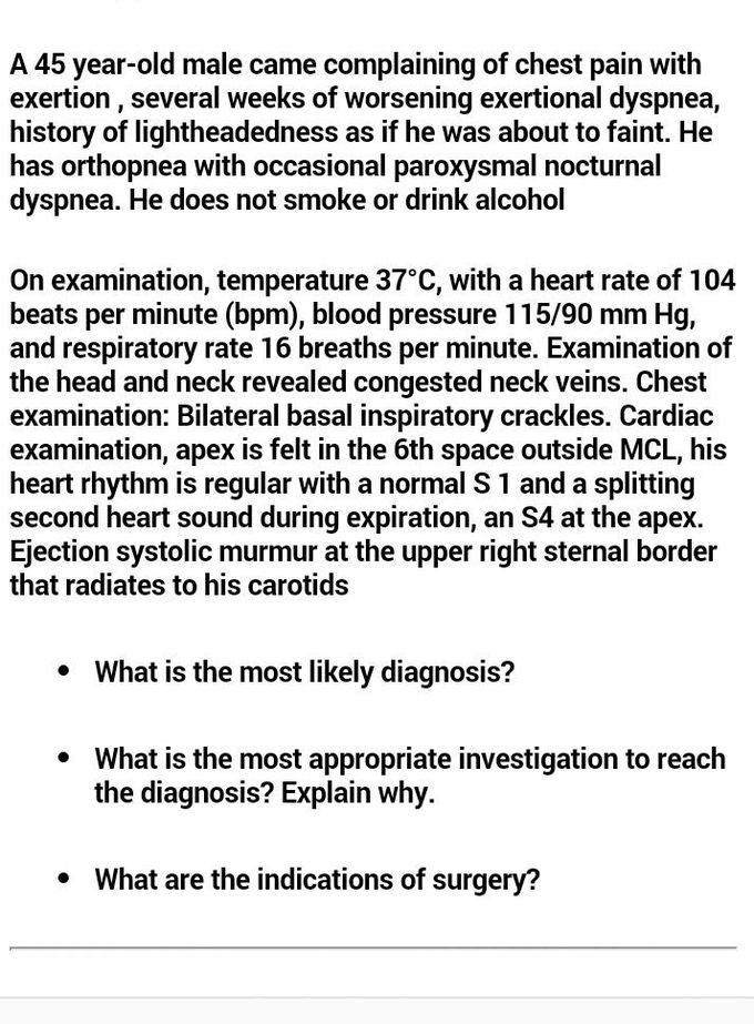 Case study cardiovasc.?