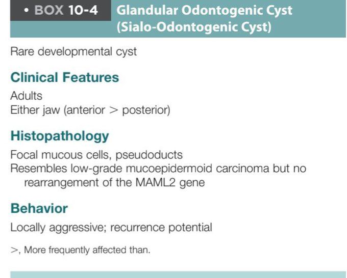 Glandular odontodysplasia cyst