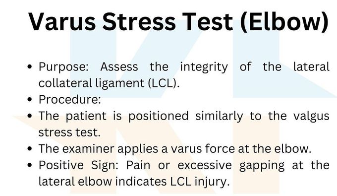 Varus Stress Test