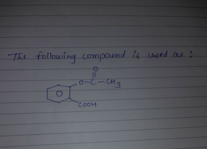 Compound is used as....