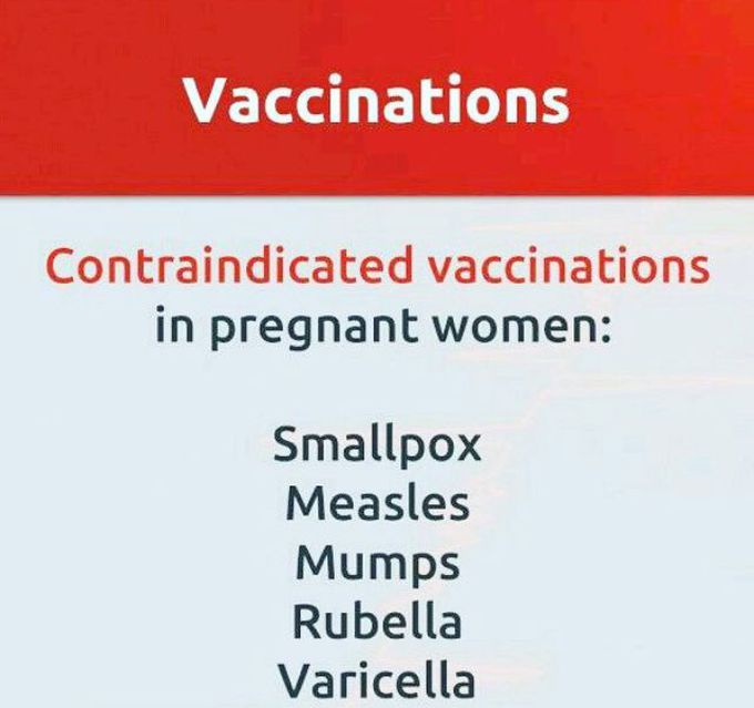 contraindicated vaccine
