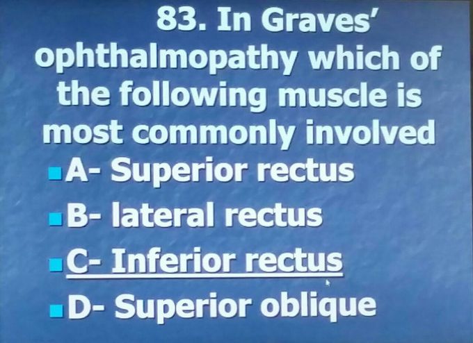 Grave's Ophthalmopathy